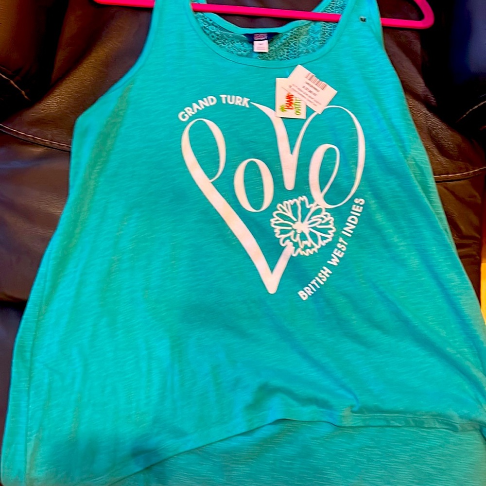 Unused Grand Turk tank with mesh back.